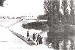 Le pont et la passerelle de la Cibelle